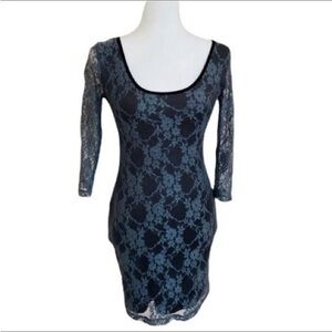 Speechless lace floral mini dress for women